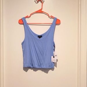 Blue crop top S